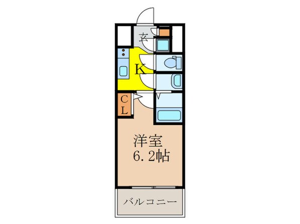 エスリード新大阪ヴェルデの物件間取画像